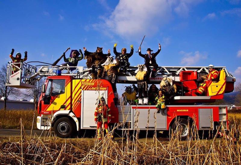 Großes Narrentreffen in Bad Säckingen