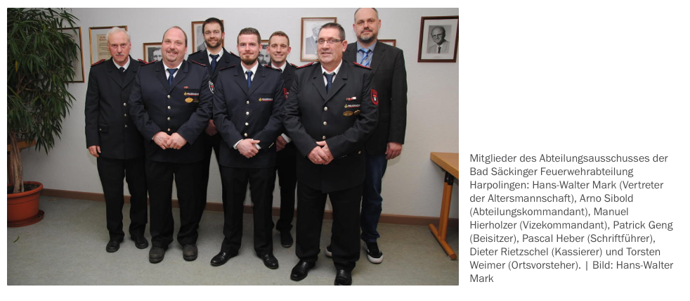 Jahreshauptversammlung  der Abteilung Harpolingen
